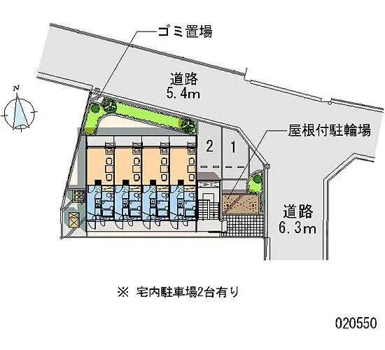 ★手数料０円★守口市暁町　月極駐車場（LP）